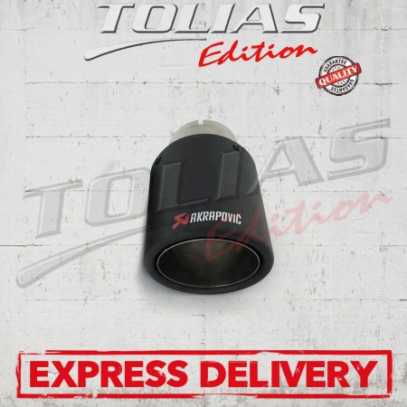 SINGLE EXHAUST TIP TYPE AKRAPOVIC CLASSICAL