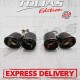 DUAL EXHAUST TIPS TYPE AKRAPOVIC 