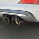 DUAL EXHAUST TIPS TYPE AKRAPOVIC 
