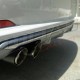 DUAL EXHAUST TIPS TYPE AKRAPOVIC 