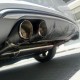 DUAL EXHAUST TIPS TYPE AKRAPOVIC 