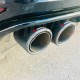 SINGLE EXHAUST TIP TYPE AKRAPOVIC CLASSICAL