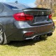 DUAL EXHAUST TIPS TYPE AKRAPOVIC 